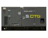 Дизельный генератор CTG 550YU в кожухе с АВР
